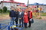 Проверка детских площадок в посёлке Искателей Проверка детских площадок в посёлке Искателей